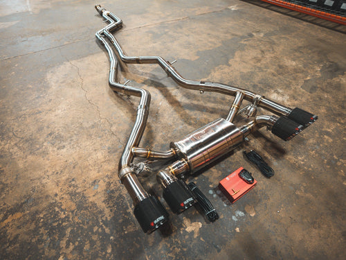 BMW F87 M2 (N55) Sportuitlaat met kleppen