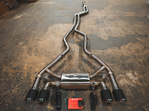 BMW F87 M2 (N55) Sportuitlaat met kleppen
