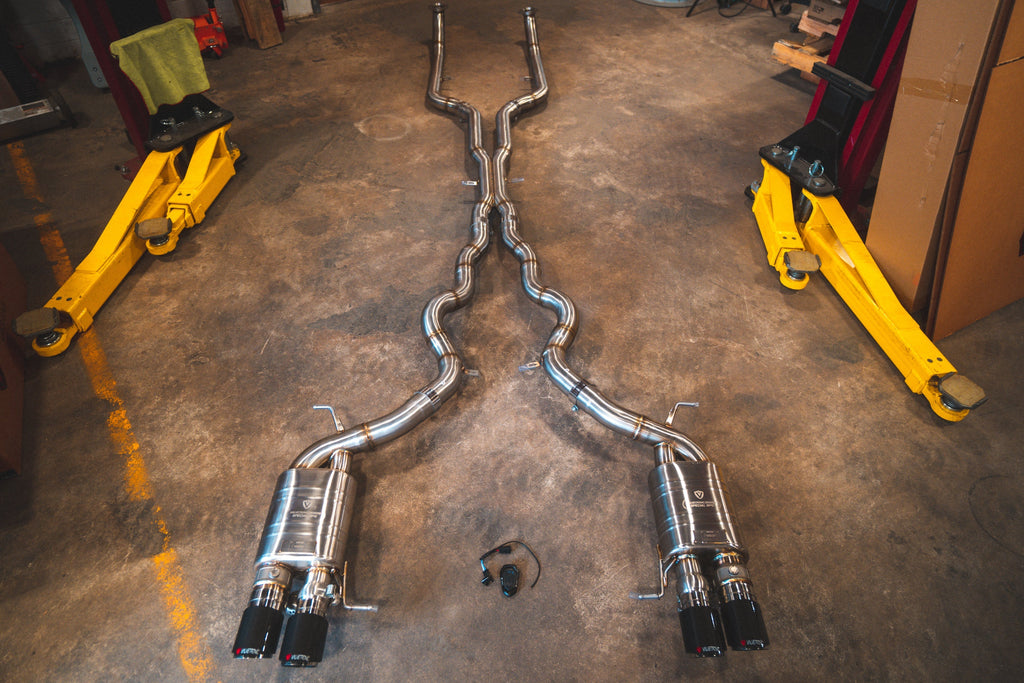 BMW F10 M5/F06 M6 Sportuitlaat met kleppen