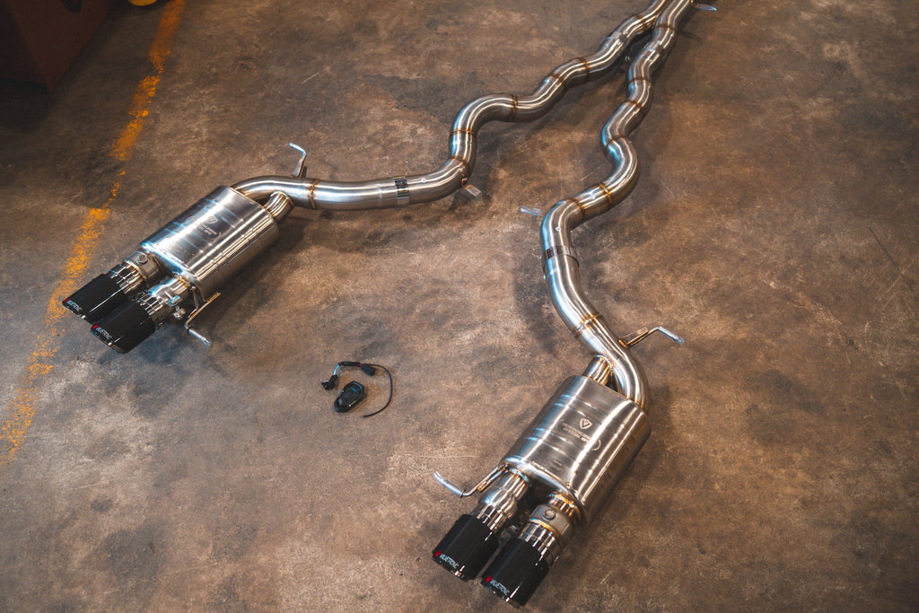 BMW F10 M5/F06 M6 Sportuitlaat met kleppen