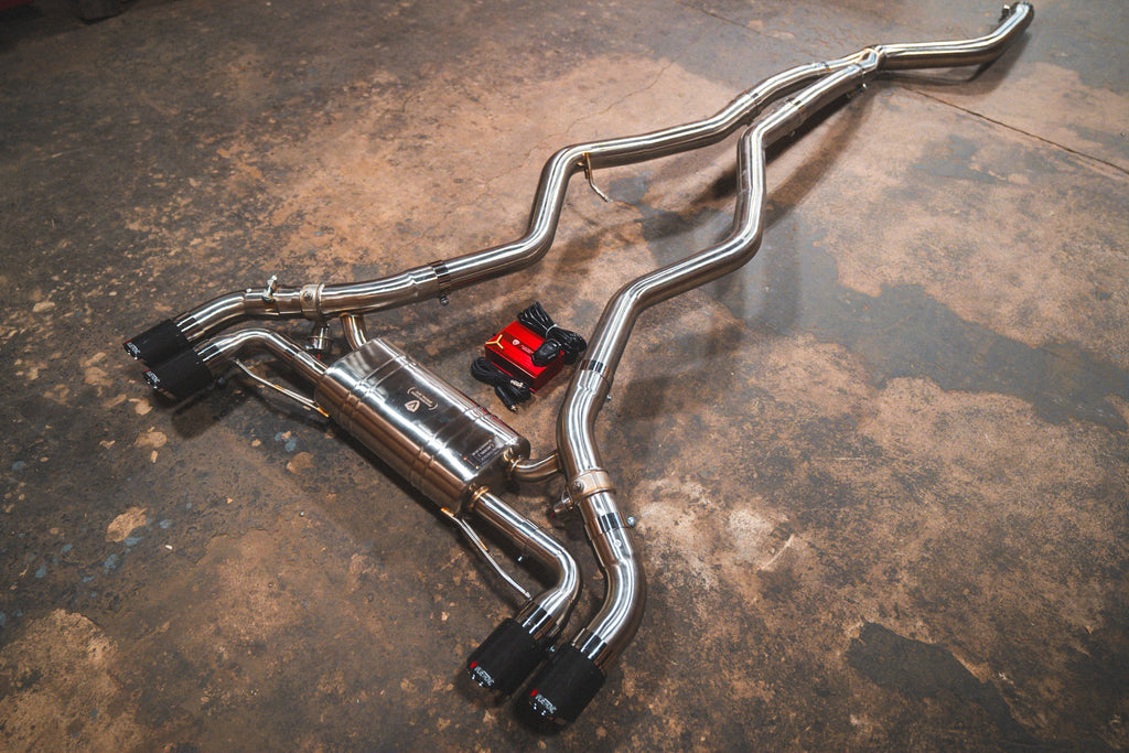 BMW G20/G22/G26 M340i/M440i Sportuitlaat met kleppen
