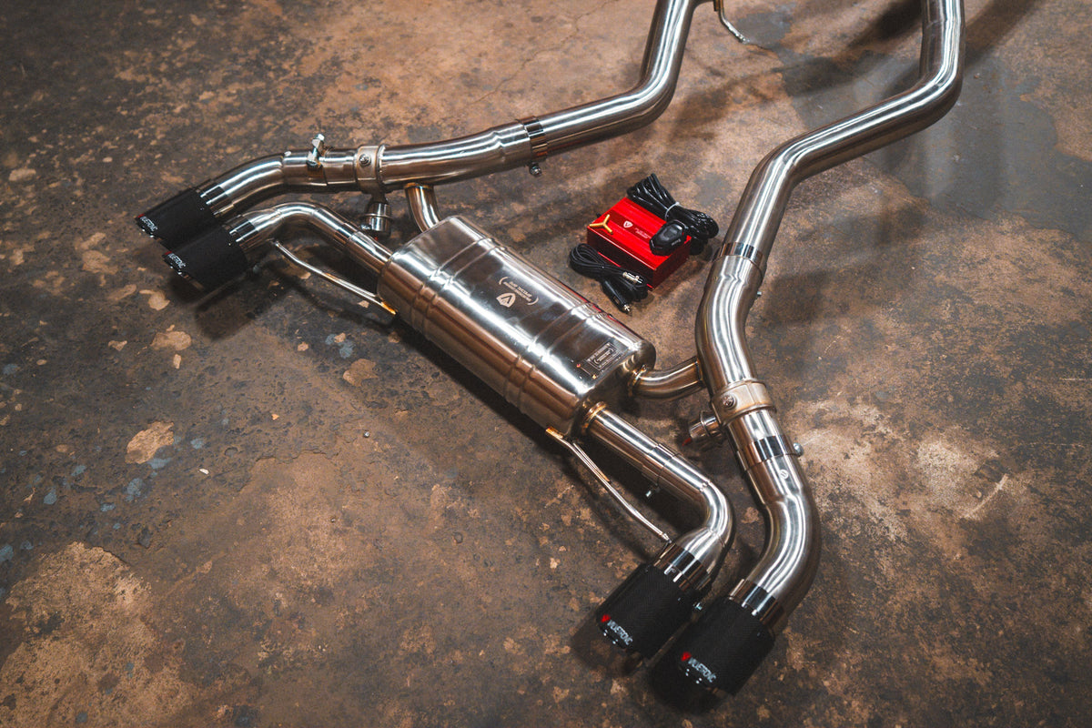 BMW G20/G22/G26 M340i/M440i Sportuitlaat met kleppen