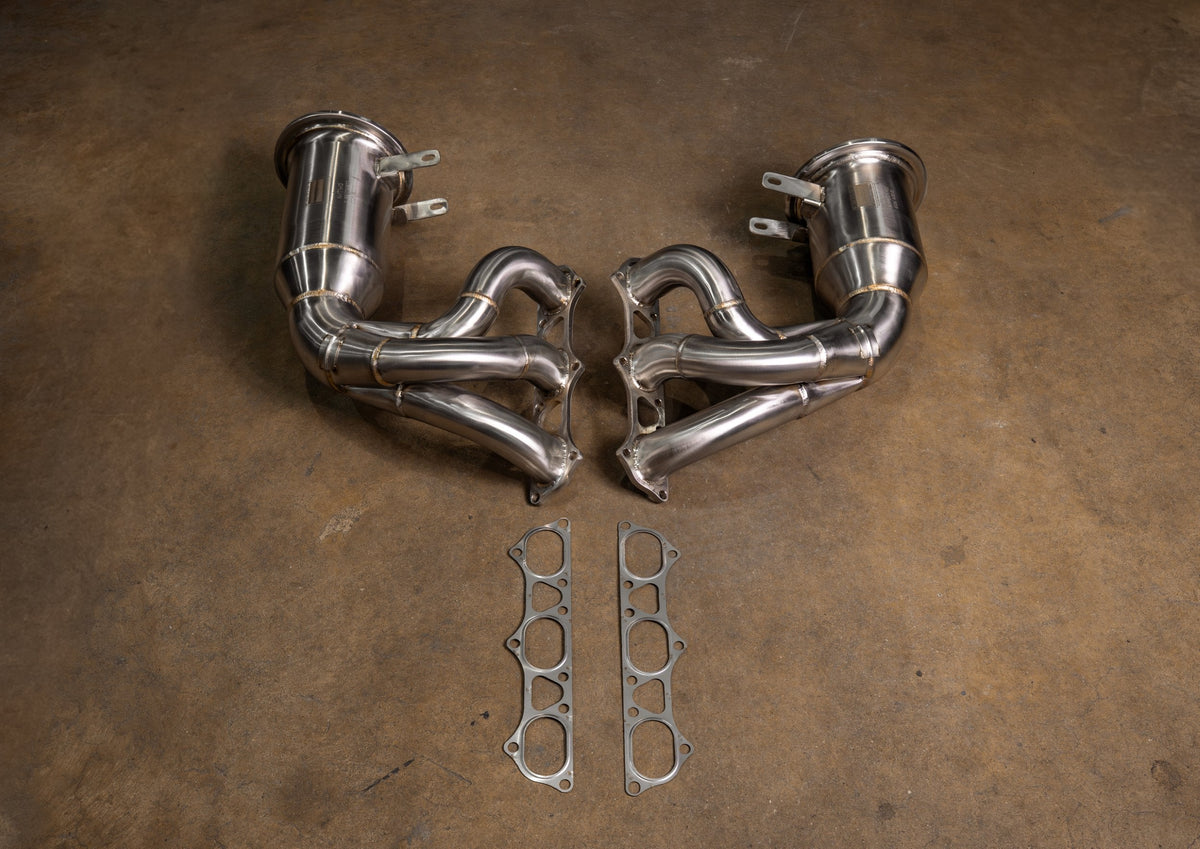 Porsche 992 GT3/GT3 RS Catted downpipes (400 cel)