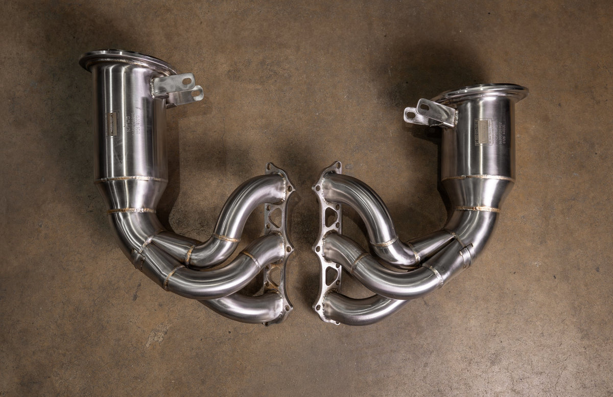 Porsche 992 GT3/GT3 RS Catted downpipes (400 cel)
