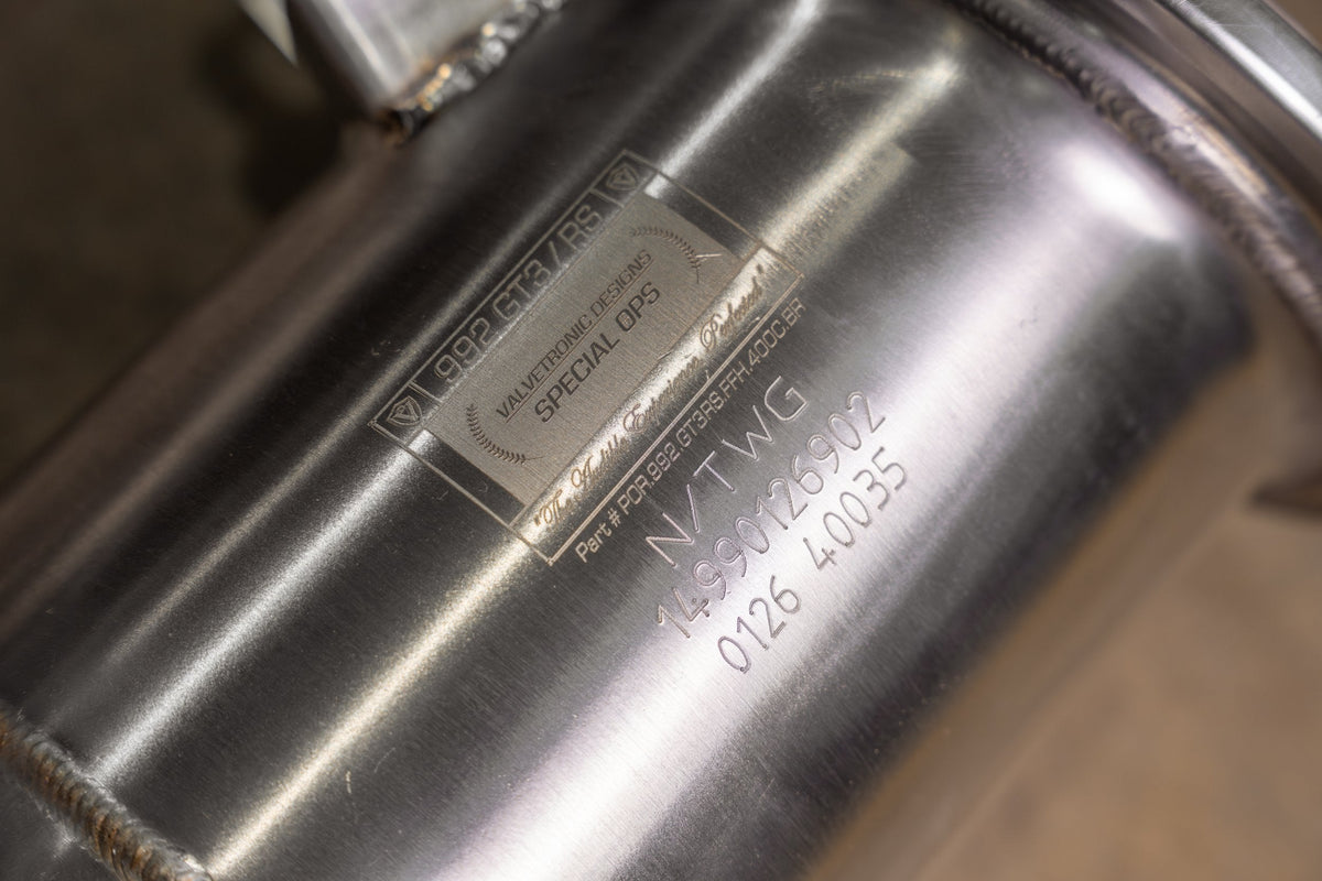 Porsche 992 GT3/GT3 RS Catted downpipes (400 cel)