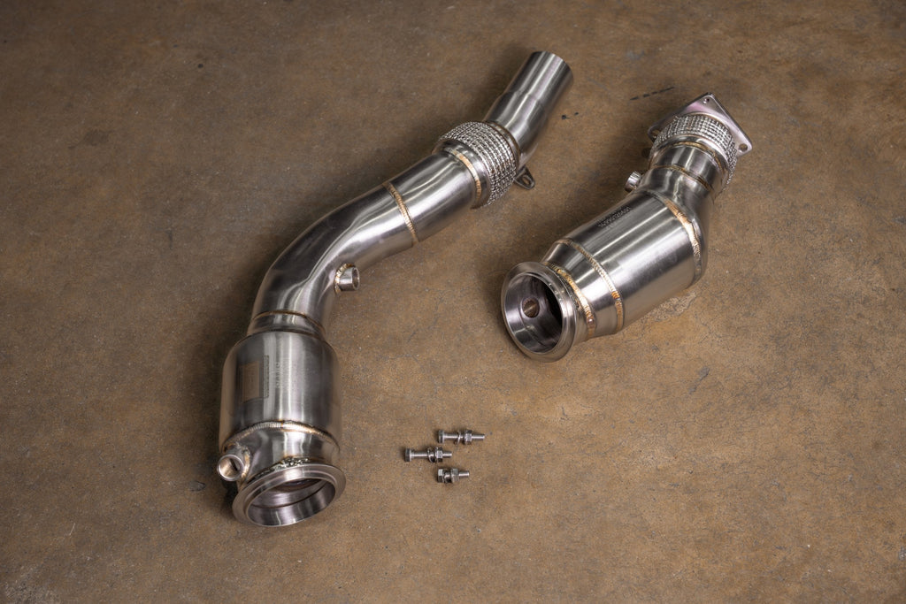 BMW F80/F82/F83/F87C M2C/M3/M4 Catted downpipes (400 cel)