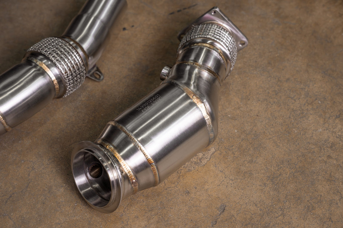 BMW F80/F82/F83/F87C M2C/M3/M4 Catted downpipes (400 cel)