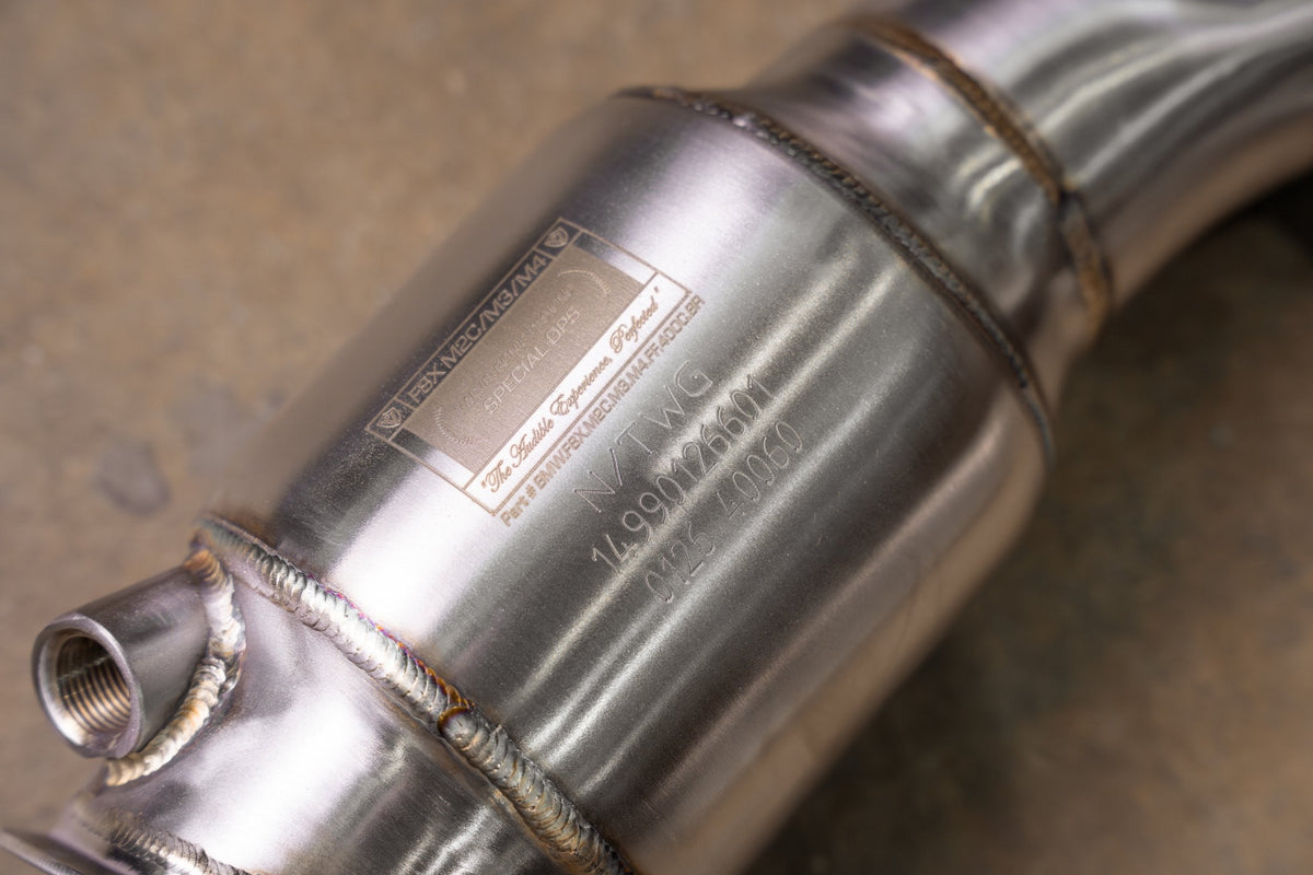 BMW F80/F82/F83/F87C M2C/M3/M4 Catted downpipes (400 cel)