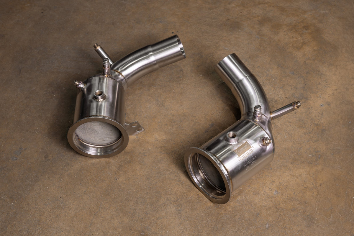 Porsche 992 Turbo/Turbo S Catted downpipes (400 cel)