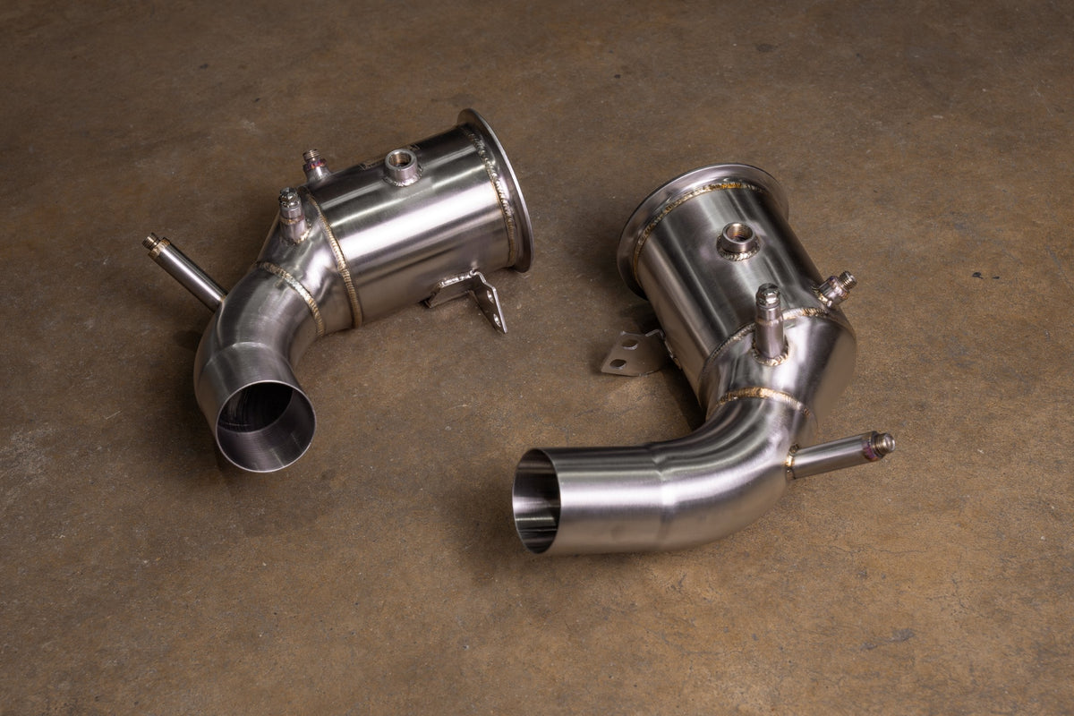 Porsche 992 Turbo/Turbo S Catted downpipes (400 cel)
