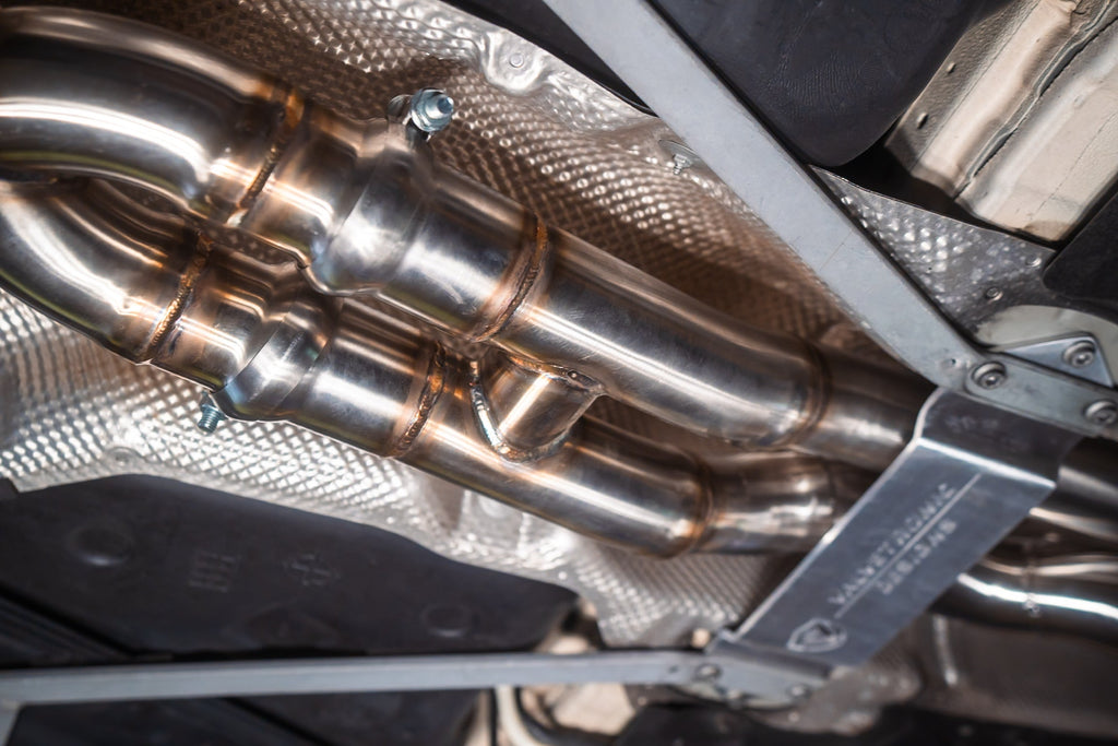 BMW F80/F82/F83 M3/M4 Equal Length Sportuitlaat met kleppen