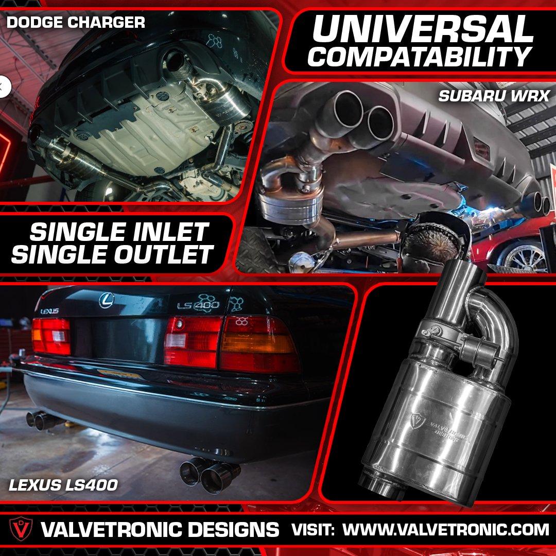 Truck/SUV Valved Muffler kit